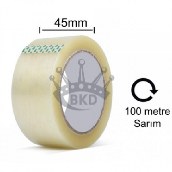 Şeffaf Holtmelt Koli Bandı 